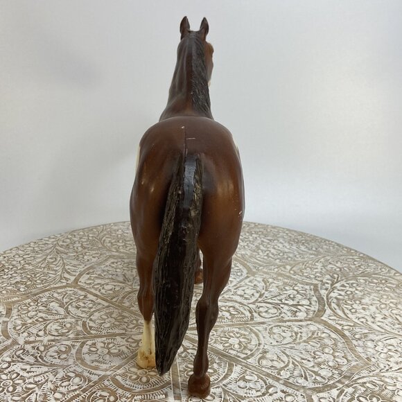 Vintage Breyer Traditional Yellow Mount #51 Paint Stallion Adios Mold 1970s Old - Picture 6 of 12